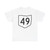 OH-49 1960 (Ohio) (Road Sign) T-Shirt