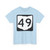 OH-49 (Ohio) (Road Sign) T-Shirt