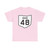 OH-48 1927 (Ohio) (Road Sign) T-Shirt