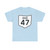 OH-47 1927 (Ohio) (Road Sign) T-Shirt