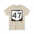 OH-47 (Ohio) (Road Sign) T-Shirt