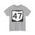 OH-47 (Ohio) (Road Sign) T-Shirt