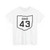 OH-43 1927 (Ohio) (Road Sign) T-Shirt