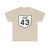 OH-43 1927 (Ohio) (Road Sign) T-Shirt
