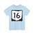 OH-16 (Ohio) (Road Sign) T-Shirt