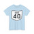 OH-40 1927 (Ohio) (Road Sign) T-Shirt