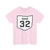 OH-32 1927 (Ohio) (Road Sign) T-Shirt