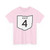 OH-4 1948 (Ohio) (Road Sign) T-Shirt
