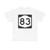 NY-83 (New York) (Road Sign) T-Shirt