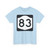 NY-83 (New York) (Road Sign) T-Shirt