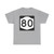 NY-80 (New York) (Road Sign) T-Shirt