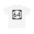 NY-64 (New York) (Road Sign) T-Shirt