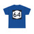 NY-64 (New York) (Road Sign) T-Shirt