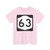 NY-63 (New York) (Road Sign) T-Shirt
