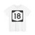 NY-18 (New York) (Road Sign) T-Shirt