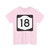 NY-18 (New York) (Road Sign) T-Shirt