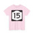 NY-15 (New York) (Road Sign) T-Shirt