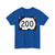 North Dakota 200 (North Dakota) (Road Sign) T-Shirt