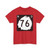 North Dakota 76 (North Dakota) (Road Sign) T-Shirt