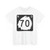 North Dakota 70 (North Dakota) (Road Sign) T-Shirt