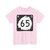 North Dakota 65 (North Dakota) (Road Sign) T-Shirt