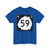 North Dakota 59 (North Dakota) (Road Sign) T-Shirt