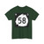 North Dakota 58 (North Dakota) (Road Sign) T-Shirt