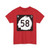 North Dakota 58 (North Dakota) (Road Sign) T-Shirt