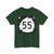 North Dakota 55 (North Dakota) (Road Sign) T-Shirt