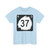 North Dakota 37 (North Dakota) (Road Sign) T-Shirt