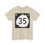 North Dakota 35 (North Dakota) (Road Sign) T-Shirt