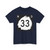 North Dakota 33 (North Dakota) (Road Sign) T-Shirt