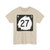 North Dakota 27 (North Dakota) (Road Sign) T-Shirt