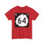 North Dakota 64 (North Dakota) (Road Sign) T-Shirt