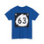 North Dakota 63 (North Dakota) (Road Sign) T-Shirt