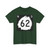 North Dakota 62 (North Dakota) (Road Sign) T-Shirt