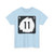 North Dakota 11 (North Dakota) (Road Sign) T-Shirt