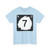 North Dakota 7 (North Dakota) (Road Sign) T-Shirt