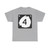 North Dakota 4 (North Dakota) (Road Sign) T-Shirt