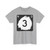 North Dakota 3 (North Dakota) (Road Sign) T-Shirt