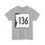 NH Route 136 (New Hampshire) (Road Sign) T-Shirt