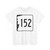 NH Route 152 (New Hampshire) (Road Sign) T-Shirt