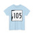 NH Route 105 (New Hampshire) (Road Sign) T-Shirt