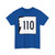 NH Route 110 (New Hampshire) (Road Sign) T-Shirt
