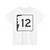 NH Route 12 (New Hampshire) (Road Sign) T-Shirt