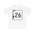 NH Route 26 (New Hampshire) (Road Sign) T-Shirt