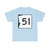 NH Route 51 (New Hampshire) (Road Sign) T-Shirt