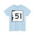 NH Route 51 (New Hampshire) (Road Sign) T-Shirt