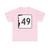 NH Route 49 (New Hampshire) (Road Sign) T-Shirt