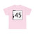 NH Route 45 (New Hampshire) (Road Sign) T-Shirt